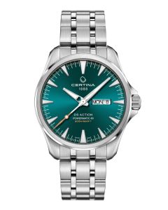 Certina DS Action Day Date Powermatic 80 vihreä edestä