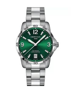 Certina DS Podium 40mm vihreä edestä