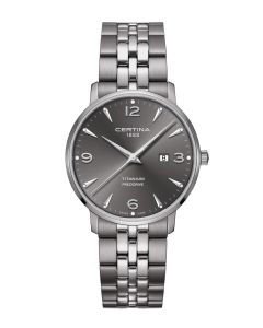 Certina DS Caimano ⌀39mm harmaa edestä