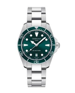 Certina DS Action 40mm vihreä edestä