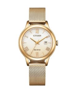Citizen Eco-Drive EW2623-70P naisten rannekello edestä