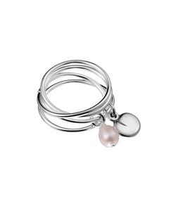 Vanamo sormus vaaleanpunainen helmi