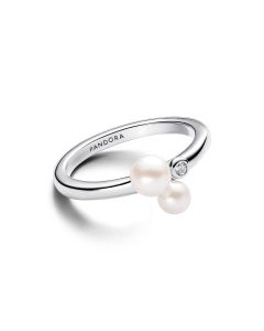 Pandora Käsitellyt makeanveden viljellyt helmet -sormus 