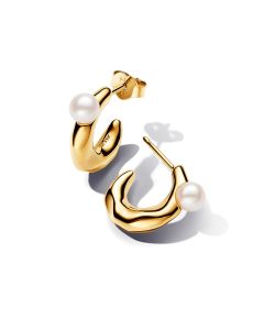 Pandora Essence 14k Gold-plated helmikorvakorut