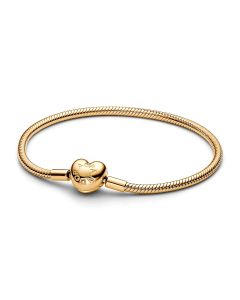 Pandora Moments -käärmeketjurannekoru ja sydänlukko 563050C00