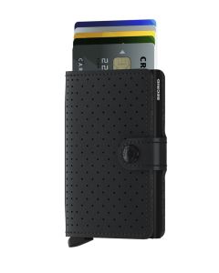 SECRID Miniwallet Perforated Black