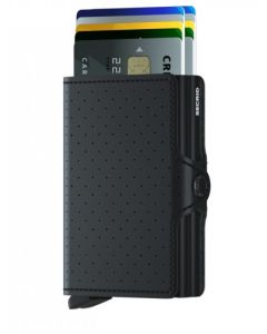SECRID Twinwallet Perforated Black