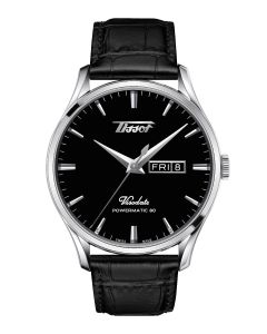 Tissot Heritage Visodate Powermatic 80 42mm - musta edestä