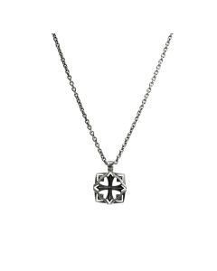 Soturi-riipus tummennetulla hopeketjulla 36/40cm. Soturi on Eelis Aleksin ensimmäinen miehille suunnittelema korusarja, ja se on ollut valikoimassamme jo vuodesta 2008 asti. Aleksi otti malliksi mantovan ristin, josta lähti muotoilemaan korua, jollaista h