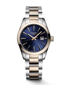 Longines Conquest Classic 29,5mm sininen edestä
