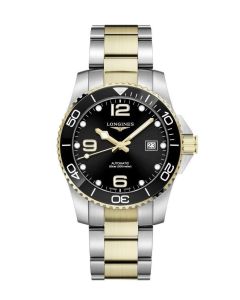 Longines HydroConquest 41mm musta edestä