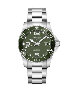 Longines HydroConquest 41mm vihreä edestä
