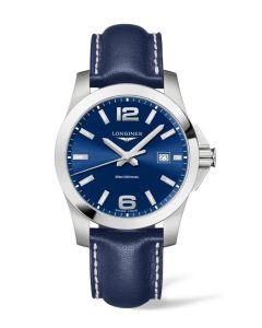 Longines Conquest 41mm sininen edestä