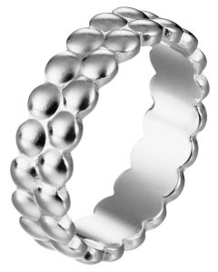 Valoisa sormus hopea