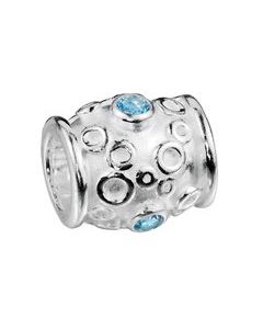 Kalevala  hopeinen Lapsi-hela 1629/2 2 sinistä  topaasia 2816292TO