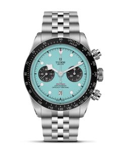 Tudor Black Bay Chrono turkoosi edestä