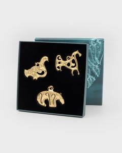 Kalevala kolmen joulukoristeen lahjapakkaus 3970330