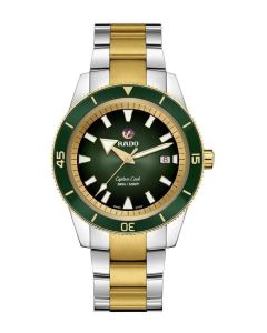 Rado Captain Cook Automatic R32138303 liukuvärjätty vihreä edestä