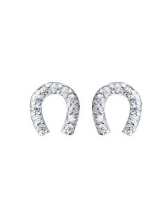 Hopeiset korvakorut hevosenkenkä ST541806000