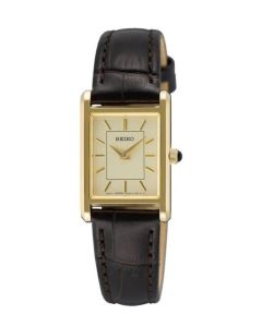 Seiko Conceptual 19,6mm -kullanvärisellä kellotaululla edestä