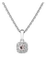 Kohinoor Valerie timanttiriipus morganiitilla valkokultaa 123-263V-08MO