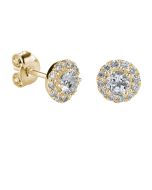 Kohinoor Valerie timanttikorvakorut valkotopaaseilla 143-264T-24