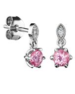 Kohinoor Clara timanttikorvakorut 14K valkokultaa 143-269VT-02