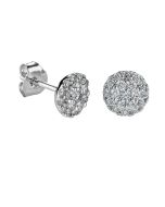 Kohinoor Dharma timanttikorvakorut 14K valkokultaa 143-412V-56