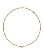 Fope Eka Tiny timanttikaulakoru 18K 0.22ct 45cm 736CPAVE
