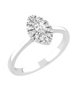 Sandberg Toivomuslähde vk Timanttisormus V-923W