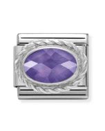 Nomination Silvershine Violetti kivi 330604/001