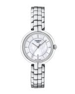 Tissot Flamingo 30mm vaalea helmiäinen edestä