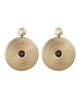 Kosmos pronssi korvakorut onyx